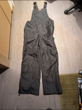 Viking Professional Thor 300D Black Bib Rain Overalls